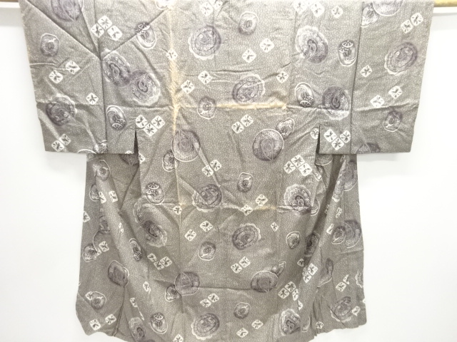 JAPANESE KIMONO / ANTIQUE MENS JUBAN / SILK / SWORD GUARD